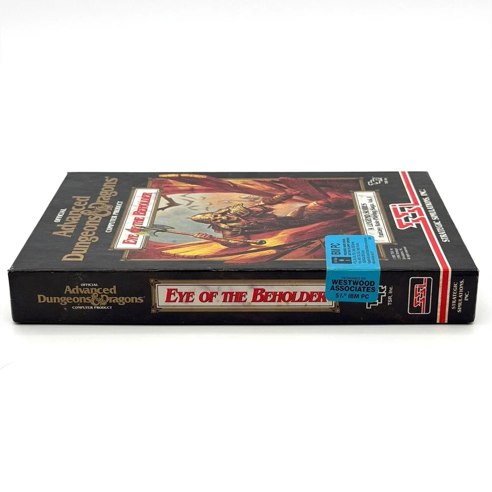 Eye of the Beholder AD&D Big Box PC Game 5.25 Floppy SSI D&D 1990 TSR